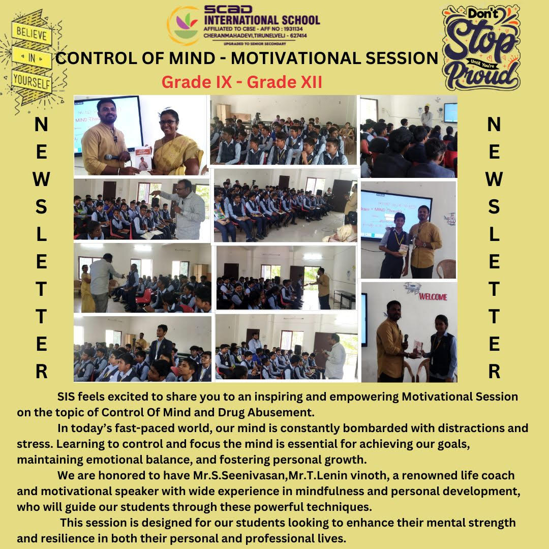 Control of Mind - Motivational Session