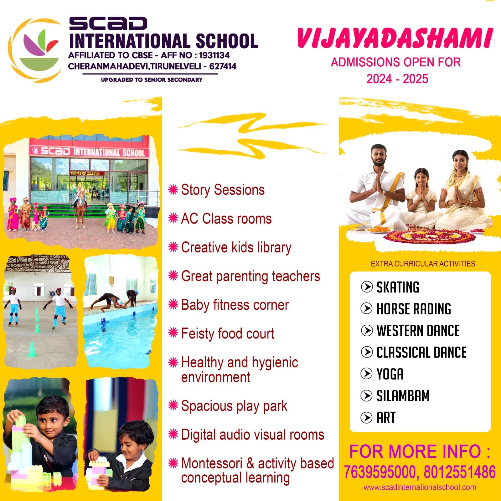 vijayadashami admission open for 2024-2025