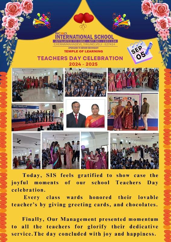 Teachers Day Celebration - 2024